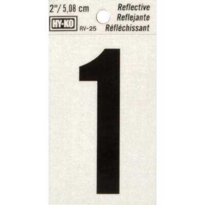 Hy-Ko Vinyl 2 In. Reflective Adhesive Number One