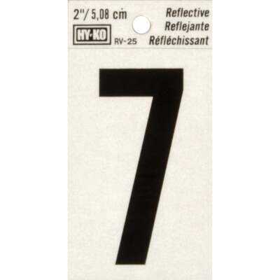Hy-Ko Vinyl 2 In. Reflective Adhesive Number Seven