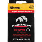 Bostitch Powercrown Hammer Tacker Staple, 3/8 In. (1000-Pack) Image 2