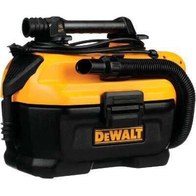 DEWALT 20 Volt MAX 2 Gal. 1.85-Peak HP Corded/Cordless Wet/Dry Vacuum (Tool Only)